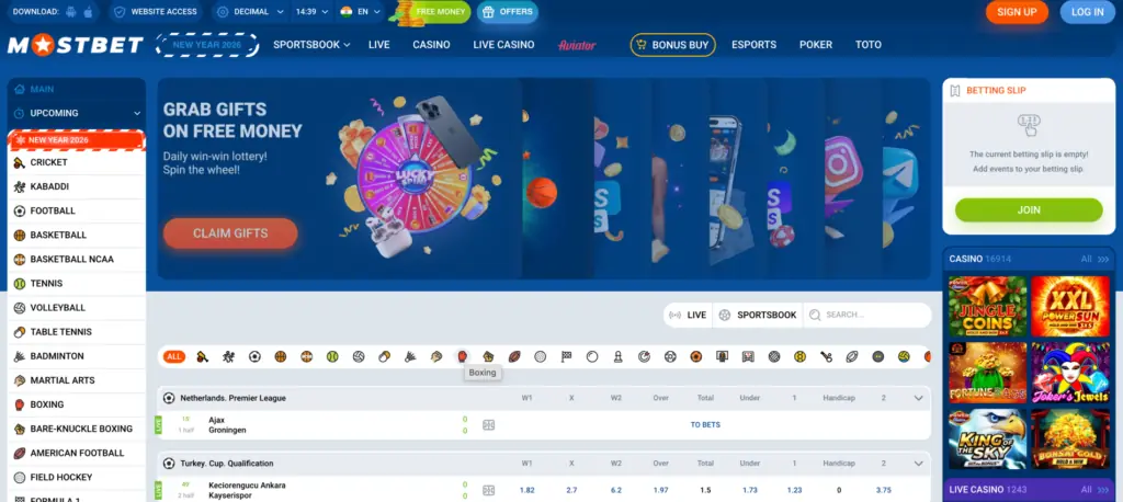 Mostbet India – trusted online betting website